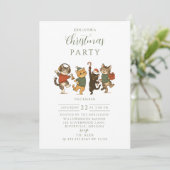Christmas Cats Holiday Party 招待状 (スタンド正面)