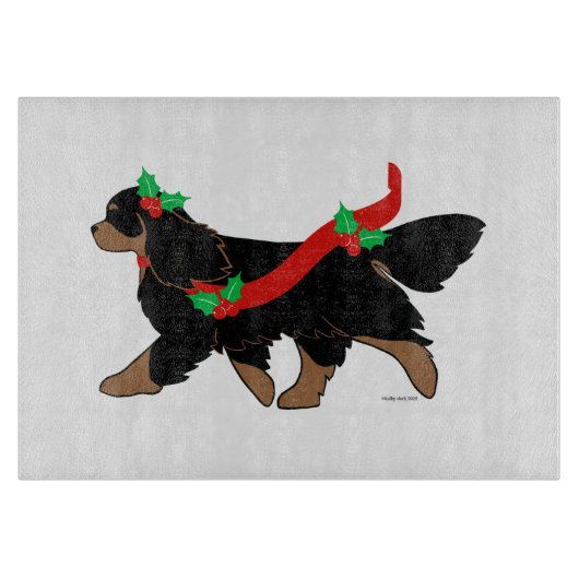 Christmas Cavalier カッティングボード (正面)