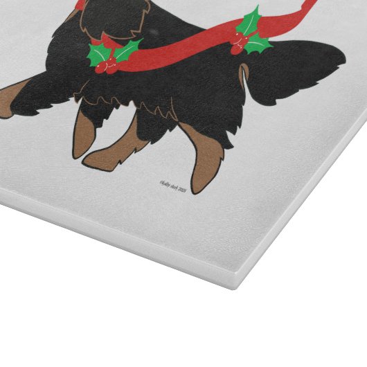 Christmas Cavalier カッティングボード (角)