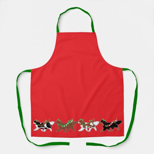Christmas Cavaliers Parade エプロン (正面)