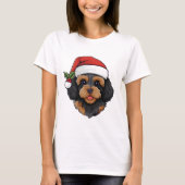 Christmas Cavapoodle Tシャツ – Phantom (正面)