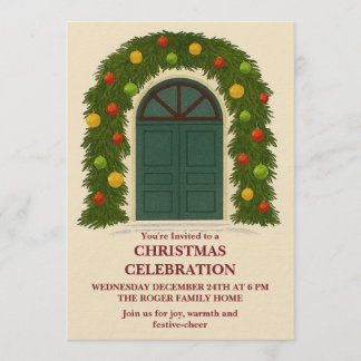Christmas Celebration Invitation 招待状