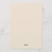 Christmas Celebration Invitation 招待状 (裏面)