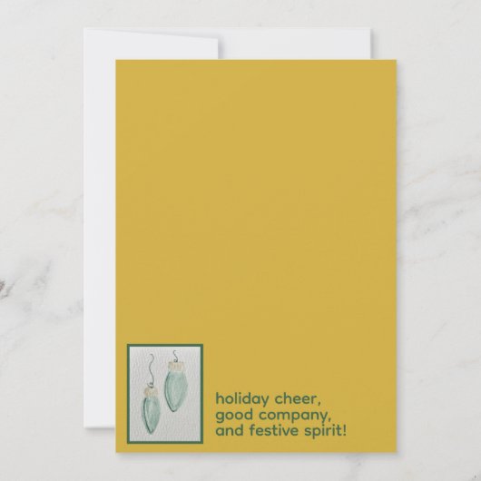 Christmas Celebration Invitation 招待状 (裏面)