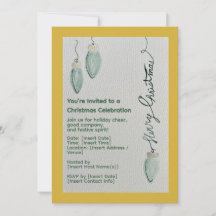 Christmas Celebration Invitation 