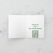 Christmas Celebration Thank You Card サンキューカード (内部)