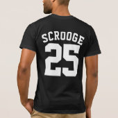 Christmas Chaos Coordinator Custom Name & Number Tシャツ (裏面)