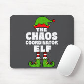 Christmas Chaos Coordinator Elf Funny Xmas Holiday マウスパッド (マウス)