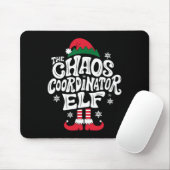 Christmas Chaos Coordinator Elf Xmas Pajama Gift M マウスパッド (マウス)