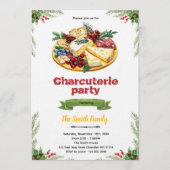 Christmas Charcuterie party invitation 招待状 (正面)
