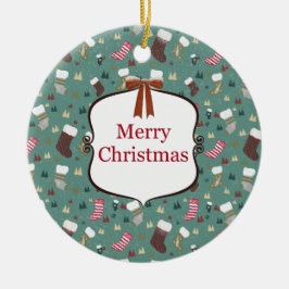 "Christmas Charm" セラミックオーナメント