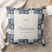 Christmas Checkered Holiday クッション (ブランケット)