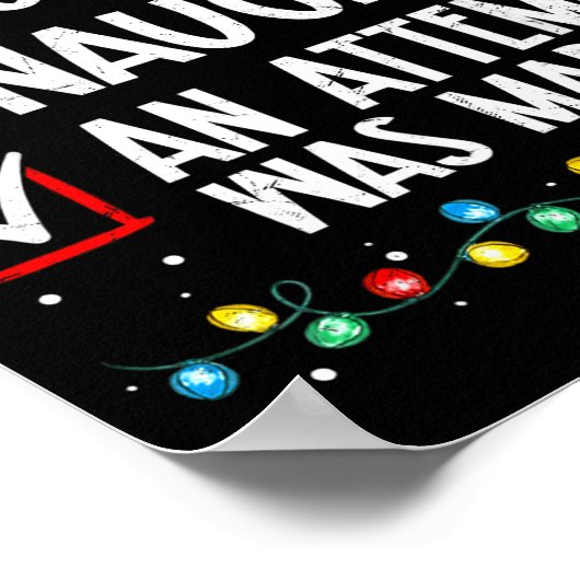 Christmas Checklist Naughty Nice An Attempt Was Ma ポスター (角)