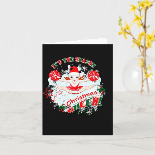 Christmas Cheer  カード (黄色い花)