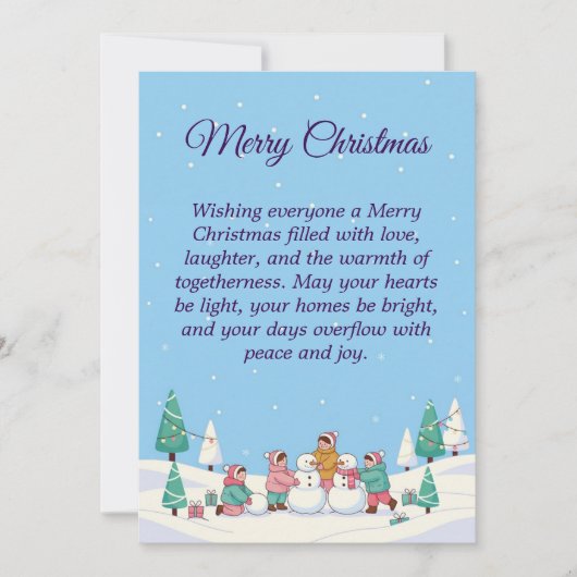 Christmas Cheer for All シーズンカード (正面)
