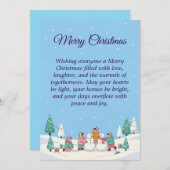 Christmas Cheer for All シーズンカード (正面/裏面)