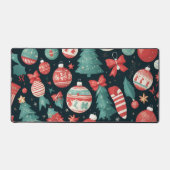 Christmas Cheer, Xmas Holiday, Christmas Gift for デスクマット (正面)