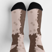 Christmas Chess Cookies Pattern ソックス (上部)