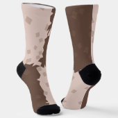 Christmas Chess Cookies Pattern ソックス (傾斜あり)