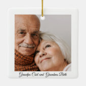 Christmas Chicken Ornament セラミックオーナメント (裏面)