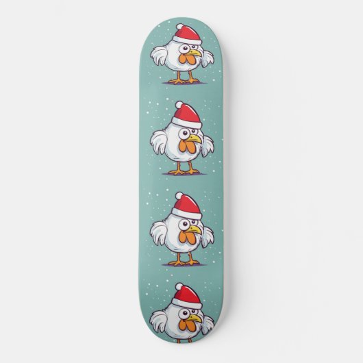 Christmas Chicken Skateboard スケートボード (正面)