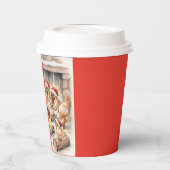 Christmas Chickens Roasting Chestnuts, Cups 紙コップ (左)