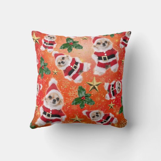 Christmas Chihuahua クッション (裏面)