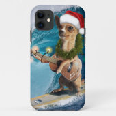 Christmas Chihuahua Surfing Case-Mate iPhoneケース (裏面)