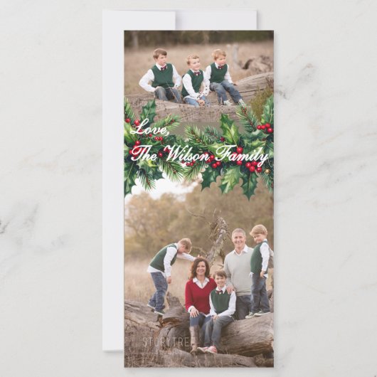 Christmas Children Nativity Photocard カード (裏面)