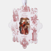 Christmas Chinoiserie Photo Tree Ornament オーナメントカード (左)