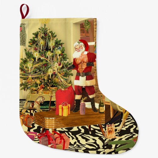 Christmas Chippendale ラージクリスマスストッキング (正面)