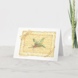 Christmas Christian Gift Enclosed Holly Card シーズンカード