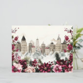 Christmas City and Flowers Scrapbook Paper (スタンド正面)