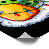 Christmas Ckleball Santa Xmas Ckleball Lover Men B ポスター (角)