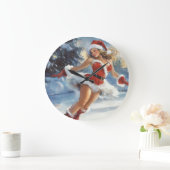 Christmas clock ラージ壁時計 (ホーム)