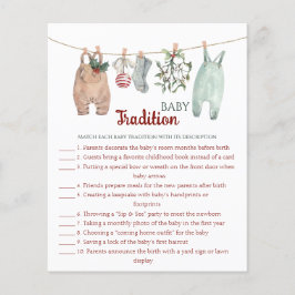 Christmas Clothes Baby Traditions Game