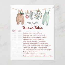 Christmas Clothes Oh Baby True or False