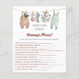 Christmas Clothes Who Can Finish Mommy's Phrase