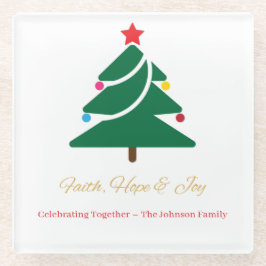 Christmas Coaster ガラスコースター