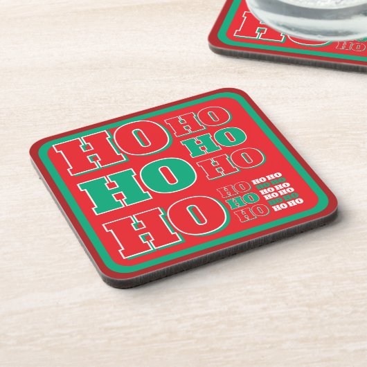 Christmas coaster. beverage coaster コースター (左側)