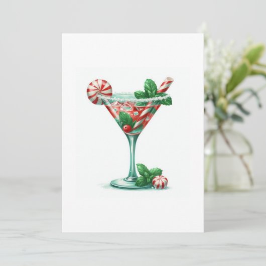 christmas cocktail  招待状 (スタンド正面)