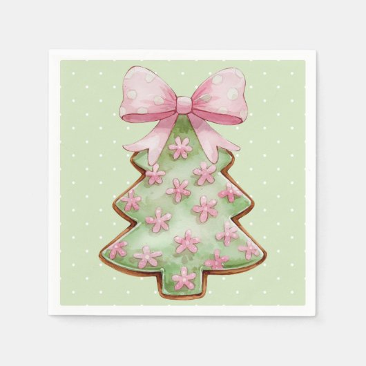 Christmas Cocktail Napkin スタンダードカクテルナプキン (正面)