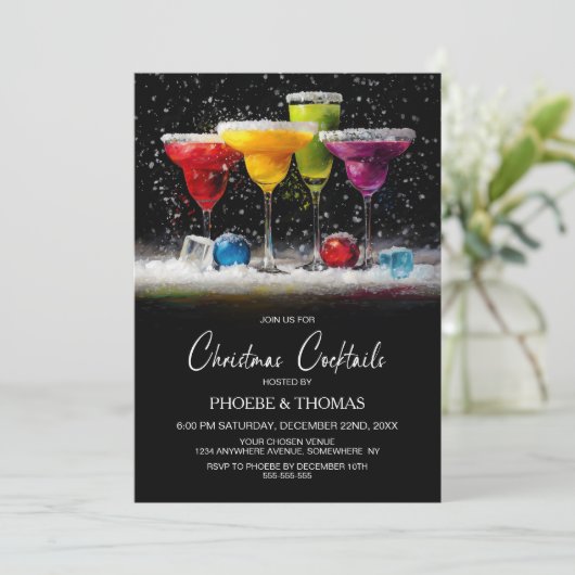 Christmas Cocktail Party 招待状 (スタンド正面)