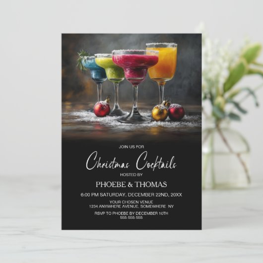 Christmas Cocktail Party 招待状 (スタンド正面)