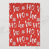 Christmas Cocktail Party Invitation 招待状 (裏面)