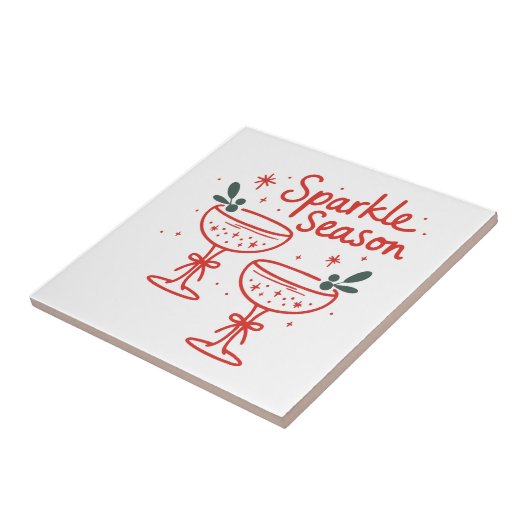 Christmas Cocktails Sparkle Season タイル (側面)