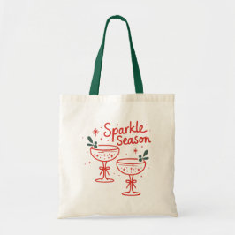 Christmas Cocktails Sparkle Season  トートバッグ