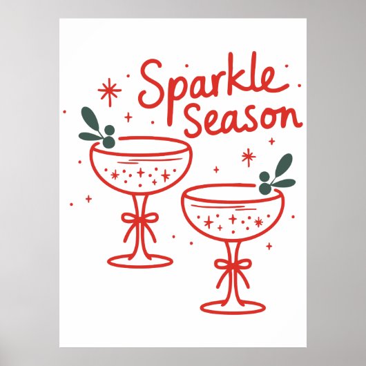 Christmas Cocktails Sparkle Season  ポスター (正面)