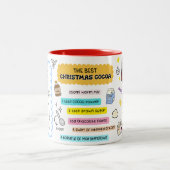 Christmas Cocoa Mug ツートーンマグカップ (中央)