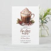 Christmas coffee brunch 招待状 (スタンド正面)